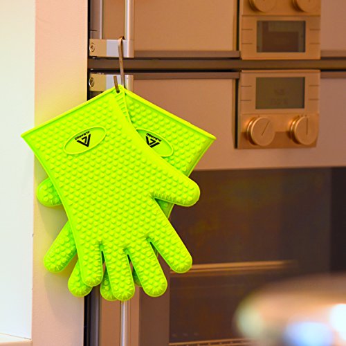 ALBARGO – allround Kochhandschuhe | hitzebeständige Handschuhe Topflappen Topf-Untersetzer Gloves Grillhandschuhe Ofenhandschuhe Topfhandschuhe Hitzeschutzhandschuhe Backhandschuhe Fingerhandschuhe - 9