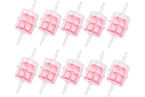 SPORTULI 10 Pcs Universal Car Parts Large Inline Fuel Filter Auto DIESEL 6mm 8mm Pipe Hose
