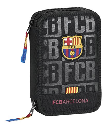 Preisvergleich Produktbild FC Barcelona 411725054 Mäppchen, 20 cm, Schwarz