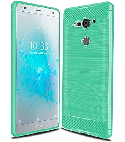Fits Sony Xperia 10 II Case Carbon Fibre Gel Cover Ultra Slim Shockproof 9502638576410 - View #3