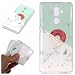 Produktbild Funluna Nokia 7 Plus Hülle, Ultra Dünn Silikon Transparent mit Marmor Muster Motiv Handyhülle TPU Bumper Case Backcover für Nokia 7 Plus, Krapfen
