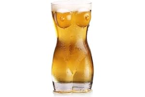 QUEENBAR Leikance – Verre transparent en forme de corps, pour vodka, whisky, bière