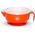 Mee Mee Air Tight Baby Feeding Bowl | BPA Free | Stay Warm Bowl | Food Remains Warm | Multi-Functional Snack/Fruit | Suction Non-Spill Bowl (Red)