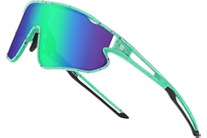 DUCO Kids Sunglasses Youth Baseball Sun Glasses Lightweight TR90 Frame UV400 Sports Cycling Shades for Boys Girls DK268