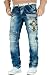 Produktbild Cipo & Baxx Herren Jeans Freizeit Hose Clubwear Style Denim Disco Dope, Blau, 38W / 32L