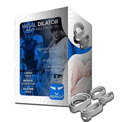 RESPIRFIX DILATADOR Nasal Deportivo ANTIRONQUIDO 2 Unidades Tallas L sin Latex ni Silicona antialergico diseñado y Fabricado en España con CÓDIGO Nacional del Colegio DE FARMACEUTICOS