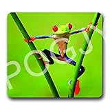 POGJY Alfombrilla de ratón de juego 7 x 8 Inches, tela, base de caucho, compatible con ratón...