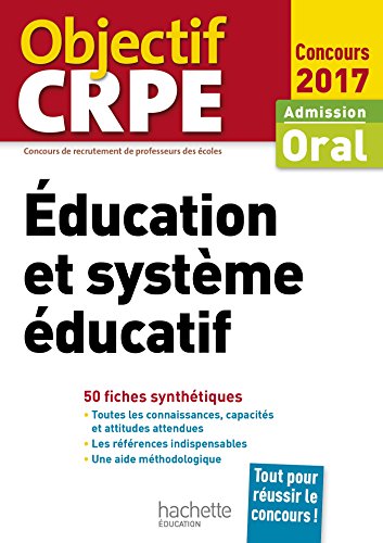 CRPE en fiches : Éducation et système éducatif 