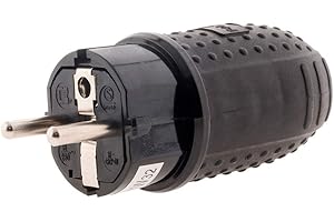 Fiche caoutchouc mâle 16A 2P+T - Zenitech