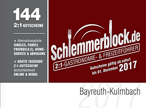 Preisvergleich Produktbild Schlemmerblock Bayreuth-Kulmbach 2017