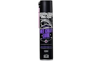 Muc-Off Wet Motorcycle Chain Lube Nass Motorrad Kettenöl, 400 ml - Premium Motorrad Kettenfett, Kettenspray Motorrad - Formuliert Für Nasse Wetterbedingungen