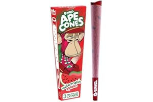 G-Rollz - Ape Cones "Watermelon Splash" - Army of the Apes Kollektion - 3 Vorgerollte Pop Cones