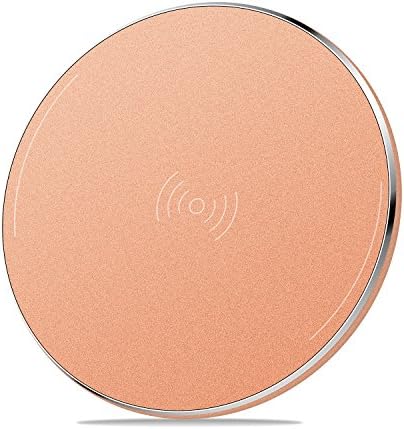 Aukru Ultra Slim Wireless Charger - Qi Wireless Charging Pad for Iphone 8/8 Plus, Samsung Galaxy S8 / S8 Plus, Note 5, S6 Edge+/S6/S6 Edge/S7 Edge, Nexus 4/5/6, Nokia Lumia 950xl and All Qi-Enabled Devices