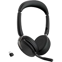 Jabra Evolve2 65 Flex - Wireless Stereo Headset with Bluetooth