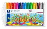 staedtler 36 marsgraphic duo Ideal para niños en etapa escolar. Capuchón ventilado, según la ISO 11540 y BS 7272-1/2. El cuerpo y el capuchón de polipropileno garantizan una larga vida útil, sin evaporación de tinta.