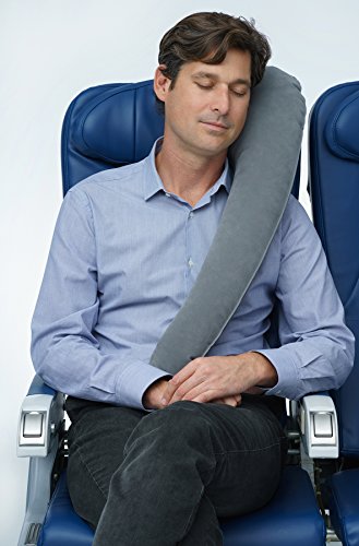 Travelrest – Das Ultimative Aufblasbare Reisekissen / Nackenkissen / Nackenhörnchen – Ergonomisch, Patentiert & Einstellbar für Flugzeuge, Autos, Busse, Züge, Office Napping, Camping, Rollstühle (Rollt Klein Auf) - 5