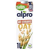 Alpro Şekersiz bitki bazlı laktızsuz Yulaf İ&ccedil;ecek 1000 ml