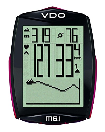 VDO Cyclecomputing M6.1 Wireless Bicycle Computer Negro - Ordenador para Bicicletas