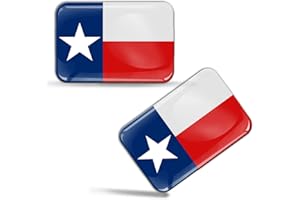 Biomar Labs® 2 x 3D Flexibles Autocollant Stickers National Drapeaux Texas État du Texas USA F 57