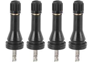 ‎X AUTOHAUX X AUTOHAUX 4 Stück Reifendrucksensor Gummiventil Vorbau Abschrägungsmund für Auto