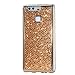 Produktbild Huawei p9 Hülle,KSHOP Tasten Handyhülle Schutzhülle Case Cover Etui Bumper Anti-Scratch Plating TPU Silikon Golden Glänzend Glitzer Bling Shining Luxus Farbig Rahmen Gold
