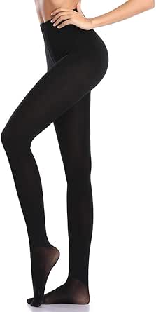 Vertvie 1//3//5er Pack Damen Thermo Strumpfhose Leggings mit Innenfleece f/ür Herbst Winter Super Strech Warm Blickdichte Leggins