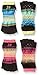 Produktbild Steve Madden Women's Open Toe Low Cut Yoga Socke mit Greifer 2 Pack, Pink/Schwarz/Key Lime / Schwarz, 9.-11.
