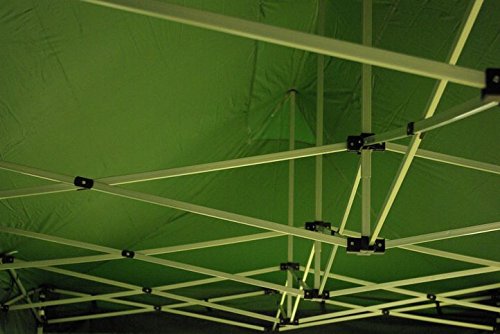 Falt Pavillon 3x9m grün Faltpavillon Seitenteile wasserdichtes Dach - 5