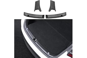 Ywooon Protector de Parachoques Trasero para Tesla Model Y 2020-2024, Protector de Parachoques Trasero, ABS Protector de Umbral de Puerta del Maletero para Model Y Accesorios
