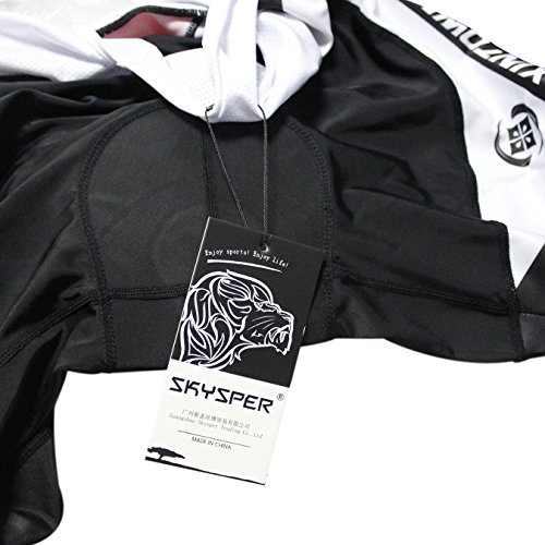 Skysper Herren Radtrikot Set Stilvolle Bequeme Kurzarm Radsportbekleidung + Fahrradhose - 9
