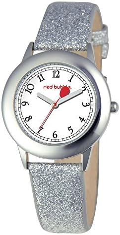 Red-Bubble W002097 Girls'Watch Analogue Quartz White other way Strap Silver Dial