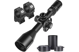 SPINA OPTICS HD Lunette de visée 4.5-27x50 FFP Première Gamme de Plan Focal Lunette de tir avec Rouge Luminescence BCD rectangulaire Miroir Optique Convient.