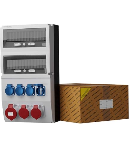 AW-TOOLS Stromampel Energieampel Baustromverteiler