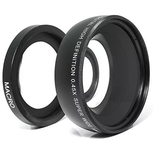 Goliton 55  mm 0 45  x Grand Angle Macro lentille de Conversion pour Canon Nikon Sony Pentax Olympus Appareil Photo