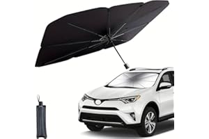 HOUSECURITY Ombrello Parasole Universale per Auto, 140x78cm, Bordo Morbido, Adatto a Veicoli M/L