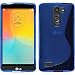 Produktbild PhoneNatic Case für LG L Bello Hülle Silikon blau S-Style + 2 Schutzfolien