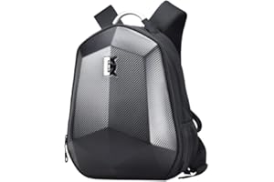 MSPORT Zaino Porta Casco Moto Borsa Casco Motocross Impermeabile Rigido Grande capienza 34L