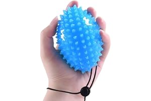 BERFEA Balle de musculation pour soulager les douleurs au poignet, le canal carpien, la thérapie physique de la main, le soulagement du stress, la récupération des accidents vasculaires cérébraux,