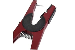 BESPORTBLE Alicate Etiquetador De Orejas Para Ganado Herramienta De Marcado Para Cerdo Vaca Oveja Con Diseño De Pasador Giratorio Y Aleación De Aluminio 9.4 Pulgadas