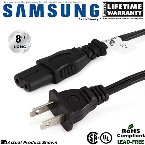 Samsung LED/LCD TV Power Cord (Specific Models Only) (Long Run 8