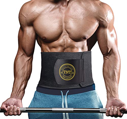 TNT Pro Series Waist Trimmer Weight Loss Ab Belt Stomach Wrap and Waist Trainer