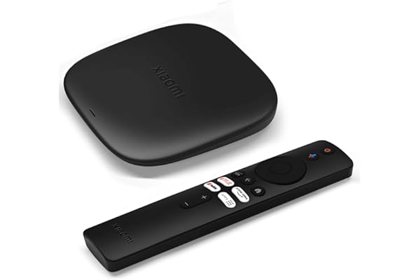 Xiaomi TV Box S (3nd Gen) - 4K Ultra HD, Potente procesador,2GB RAM, 32GB Memoria Smart TV Box, Google TV, Dolby Vision, HDR10+, Dolby Atmos, DTS-X, Wireless Projection, WiFi 6, Negro (Versión ES)