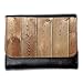 Produktbild Portemonnaie Geldbörse Brieftasche // M00157094 Holz-Zaun Textur Grain // Medium Size Wallet