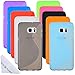 Produktbild Hüllen-Set für Samsung Galaxy S6 Edge Plus inklusive 10 flexibler TPU-Hüllen mit SLinien-Design - Slim Fit - Schutz vor Kratzern - Inklusive Mikrofaser-Reinigungstuch (10 Stück, Samsung Galaxy S6 Edge Plus)