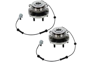 ATEC Germany 2x moyeu de roue avant jeu de roulements de roue avec capteur ABS, Compatible avec NISSAN NP300 NAVARA (D40),NP300 NAVARA Pritsche (D40),PATHFINDER III (R51)