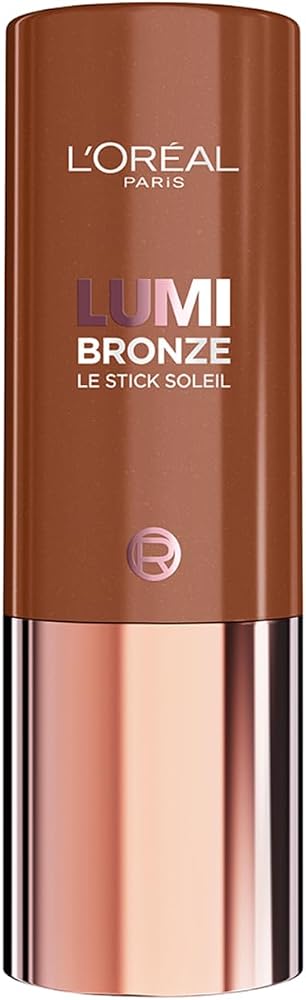 L'Oreal Cosmetics Lumi Bronzlaştırıcı Stick - 130 Sunset Dore | Krem-Toza Bronzlaştırıcı Çubuk, Sunkissed Glow, Yapılabilir, Karıştırılabilir ve Asla Cakey, Stick Soleil