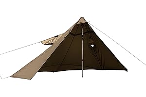 OneTigris Poncho impermeable de estilo militar, refugio 2 en 1, multifuncional, para camping, tienda de campaña, táctico, para exteriores, embalaje multiusos, Coyote marrón., large