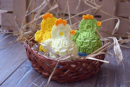 Easter crochet chiks egg warmer cover cozy chicken gift set