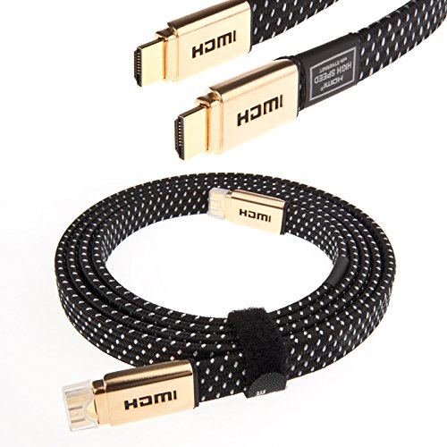 Laptone PRO GOLD HDMI Kabel HDMI V2.0 / 1.4a (Neuster Standard) Ultra HD 4K 3D PS4 Full HD 1080p 2160p ARC Highspeed mit Ethernet -3m - 4