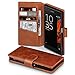 Produktbild Sony Xperia XZ / XZs Case, Terrapin [ECHT LEDER] Brieftasche Case Hülle mit Kartenfächer und Bargeld für Sony Xperia XZ / XZs Hülle Cognac